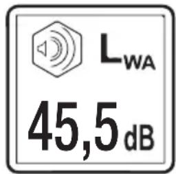 LWA 45,5 dB