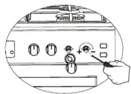 Rommer VCH 604 - Reduced gas flow rate setting for hob taps - 2