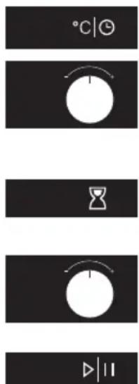 °C Hourglass Circle Play button