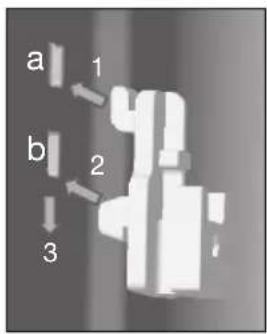 a 1 b 2 3