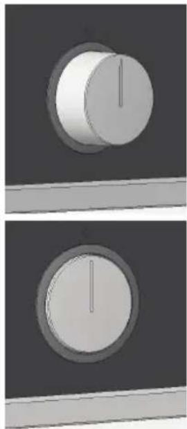 Pelgrim OM360RVS - Instructions for the control panel knob (only for COM316) - 1