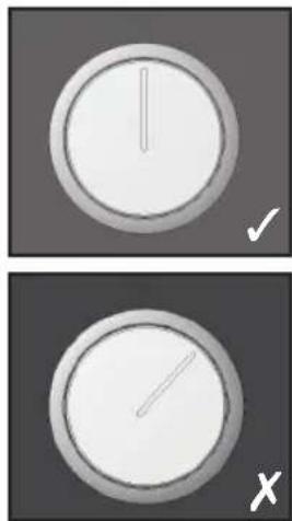 Pelgrim OM360RVS - Instructions for the control panel knob (only for COM316) - 2
