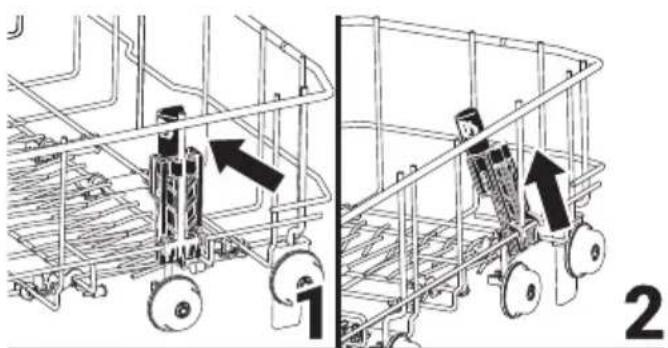 BEKO BDIN36451 - Höhenverstellbare Ablage am oberen Korb - 3