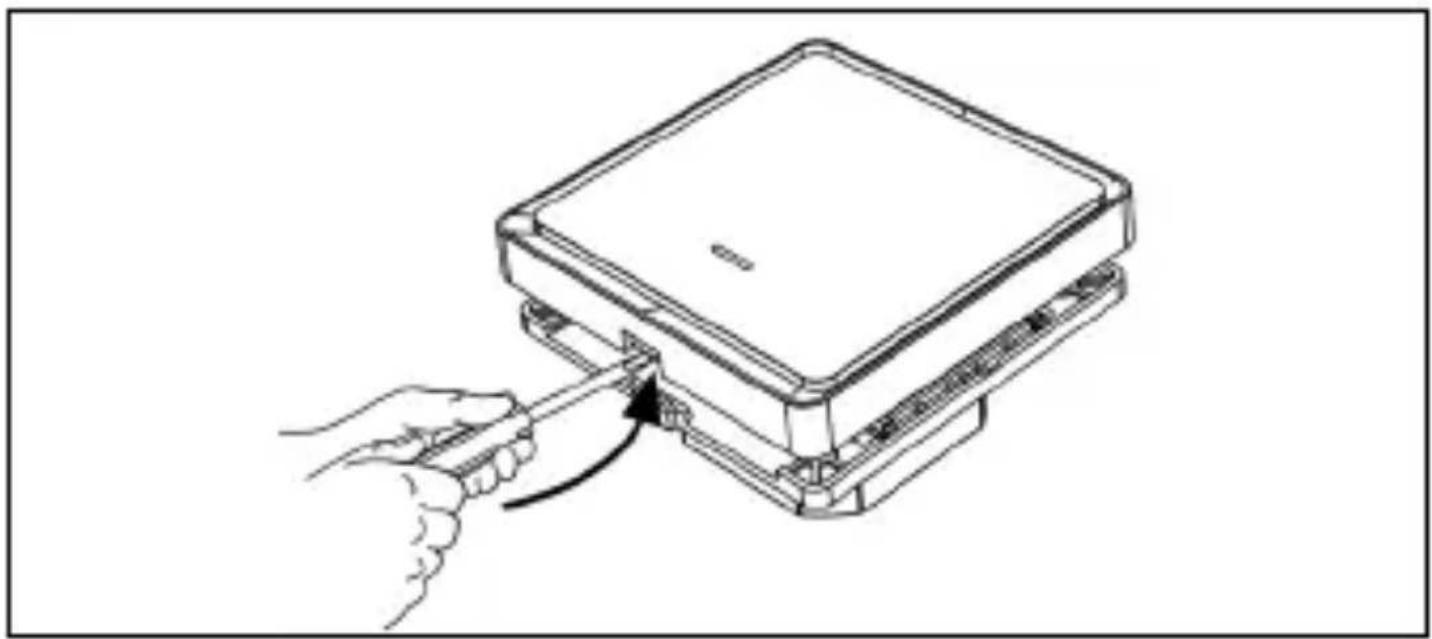 Evolveo WiFi Single Switch - 3) Entfernen Sie die Platte - 1