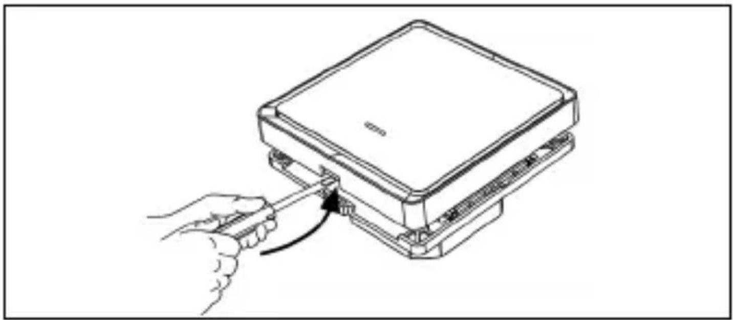 Evolveo WiFi Dual Switch - 3) Rimuovere il pannello - 1