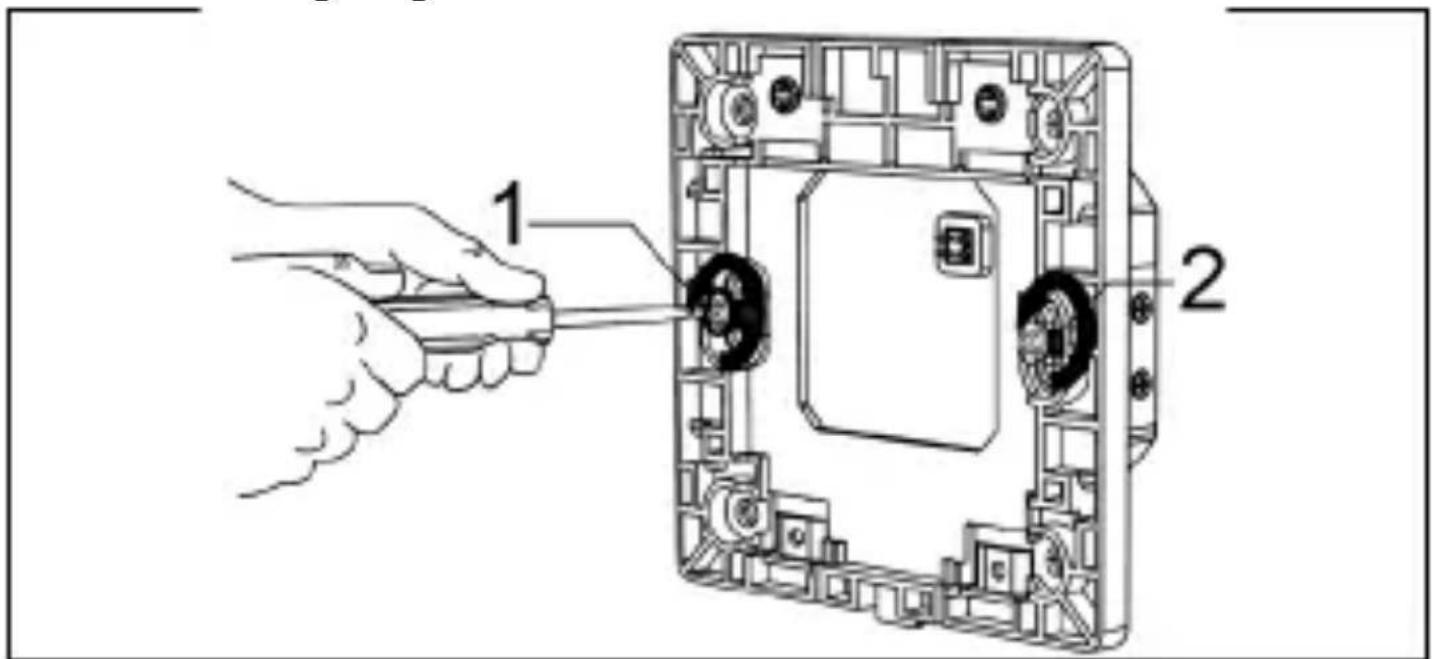 Evolveo WiFi Dual Switch - 4) Einbau des Schalters - 1