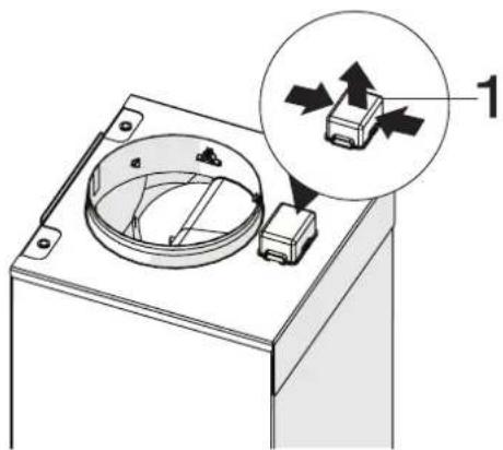 SILVERLINE BEBW 610 E - Fensterkippschalter installieren (nur für Abluftbetrieb) oder mit SilverSwitch® Deluxe - 1