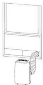 Be Cool BC18KL2101F - Installation mithilfe des Fensterkits - 1