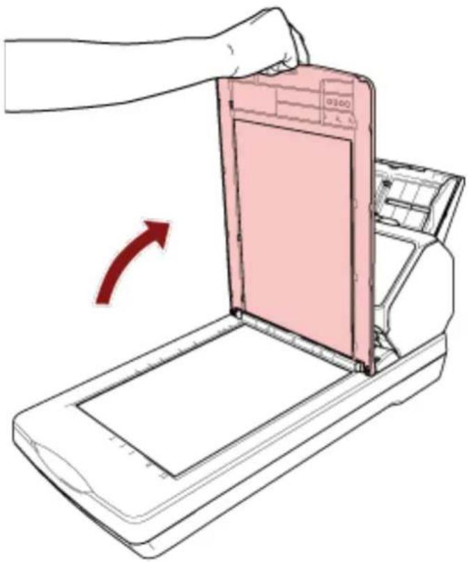 RICOH fi-8190 - How to Open the Document Cover - 1