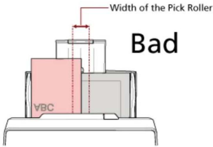 Width of the Pick Roller Bad VBC