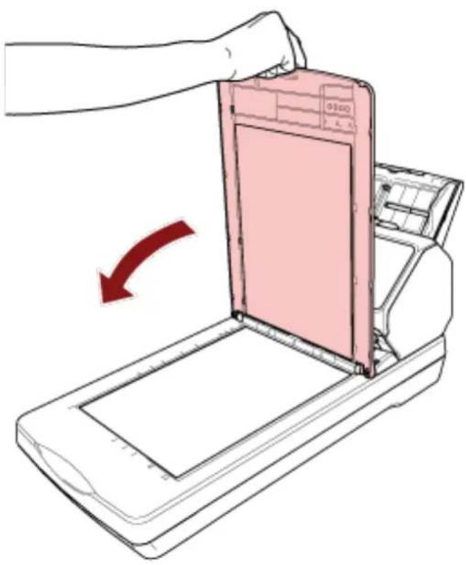 RICOH fi-8190 - How to Close the Document Cover - 1