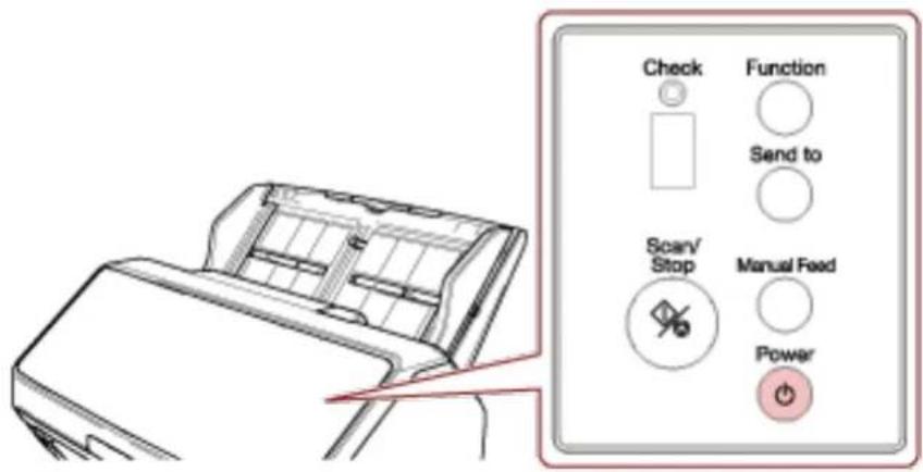 Check Function Send to Scan/ Stop Manual Feed Power