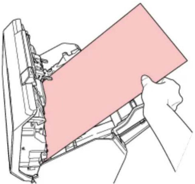 RICOH fi-8190 - Remove the jammed document. - 1