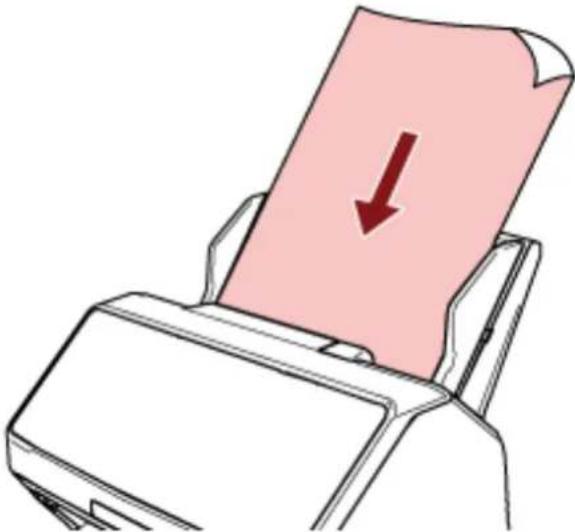 RICOH fi-8190 - Adjust the stacker according to the length of the Cleaning Paper. - 1