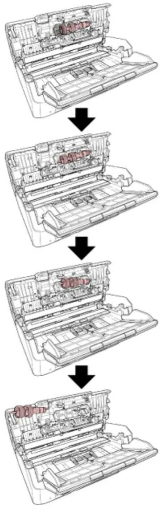 RICOH fi-8190 - Replacing the Brake Roller - 3