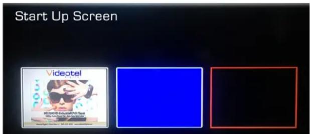 Start Up Screen Videotel VR HDD300 Industrial DVD/Star Video & TV & TV & TV Copyright: 25.00 GB, 100 MHz