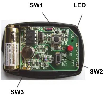 SW1 LED SW2 SW3