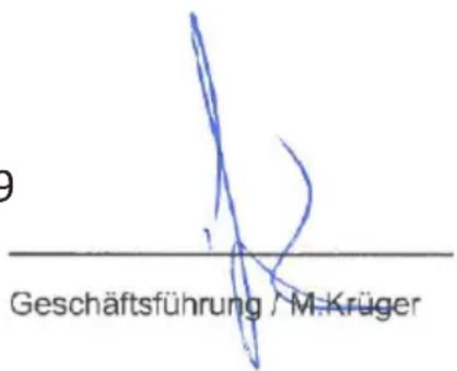 9 Geschäftsführung / M. Krüger