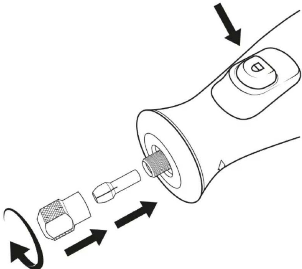 Brandson 304024 - Mounting the tool bits - 1