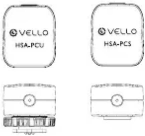 ④ VELLO HSA-PCU ⑤ VELLO HSA-PCS