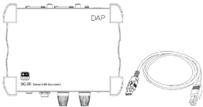 DAP SC-20 Siense USB Soundcard