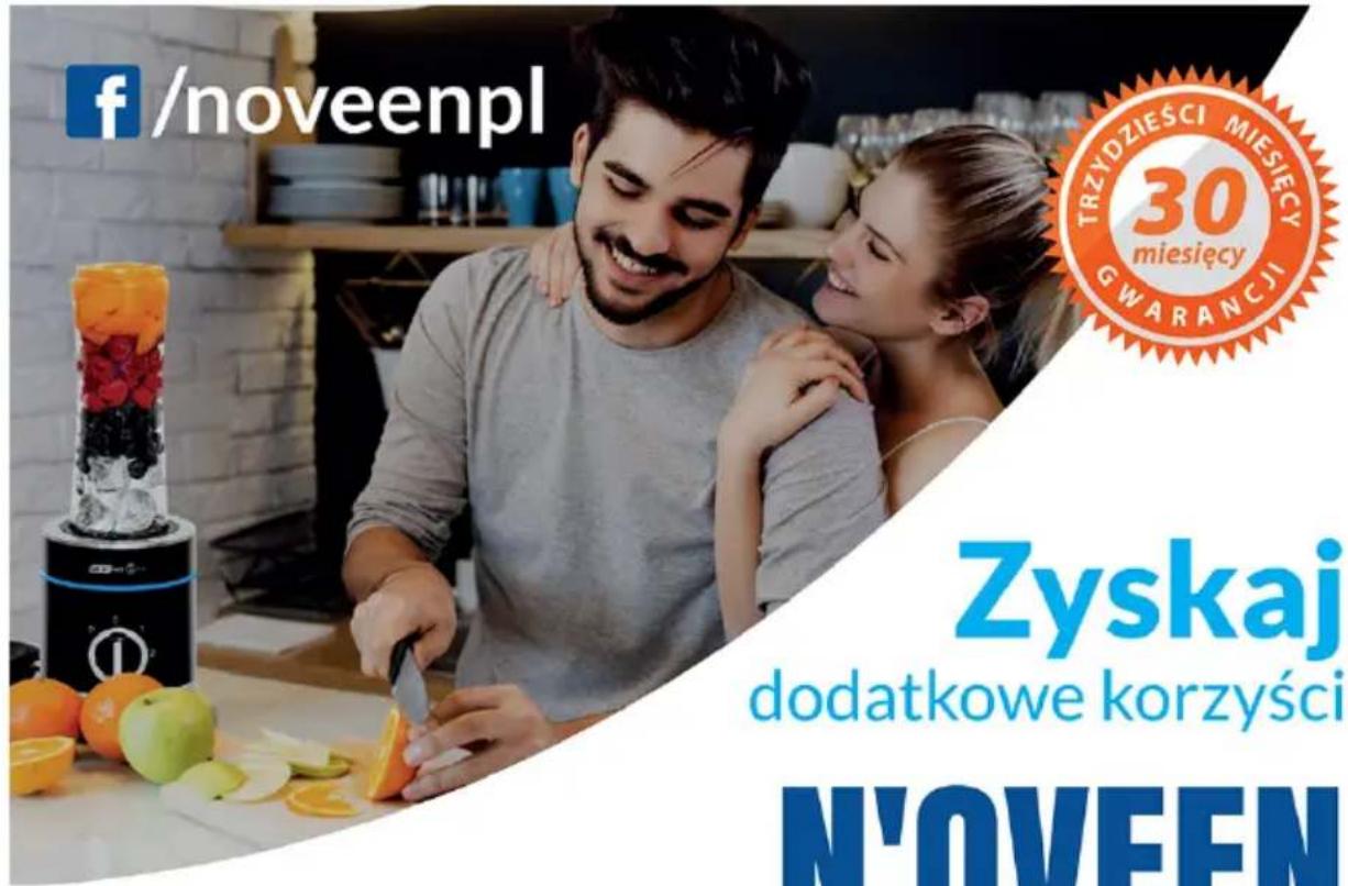f/noveenpl TRZYDZIEŚCI MIESIĘCY 30 miesięcy GWARANCJI Zyskaj dodatkowe korzyści N'OVEEN