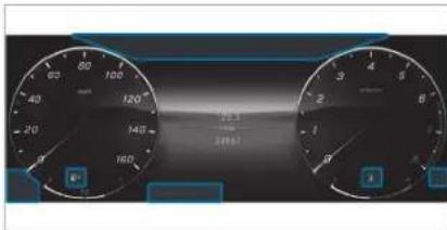 Mercedes-Benz C-Class Sedan (2024) - Overview of indicator and warning lamps - 1