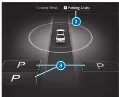 Mercedes-Benz C-Class Sedan (2024) - WARNING Risk of accident due to objects located above or below the detection range of Active Parking Assist - 2