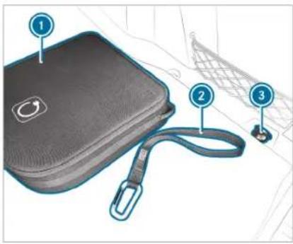 Mercedes-Benz C-Class Sedan (2024) - Stowing the charging cable - 1