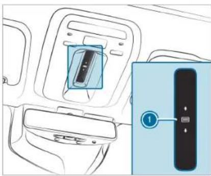 Mercedes-Benz C-Class Sedan (2024) - Opening and closing the sliding sunroof - 1