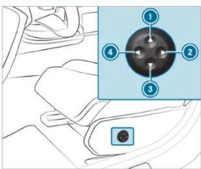 Mercedes-Benz C-Class Sedan (2024) - Adjusting the front seat electrically - 2