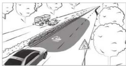 Mercedes-Benz C-Class Sedan (2024) - Function of the topographical compensation - 2