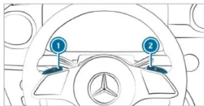 Mercedes-Benz C-Class Sedan (2024) - ■ Manually setting recuperative deceleration - 3