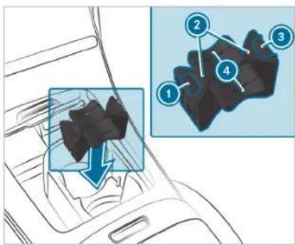 Mercedes-Benz C-Class Sedan (2024) - WARNING Risk of injury due to objects being stowed incorrectly - 3