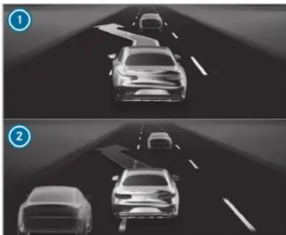 Mercedes-Benz Maybach S-Class (2024) - Function of Active Lane Change Assist - 1