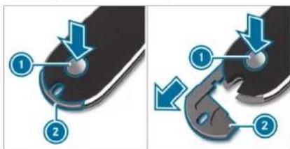 Diagram illustrating two-step car door turning process with labeled parts and directional arrows