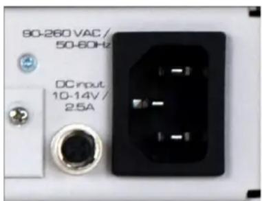 90-260 VAC / 50-80Hz DCInput 10-14V/ 2.5A