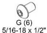 Chief FCAXV1U - PARTS - 6