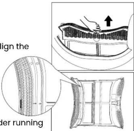 align the der running