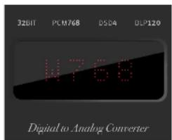 32BIT PCM768 DSD4 DLP120 4768 Digital to Analog Converter