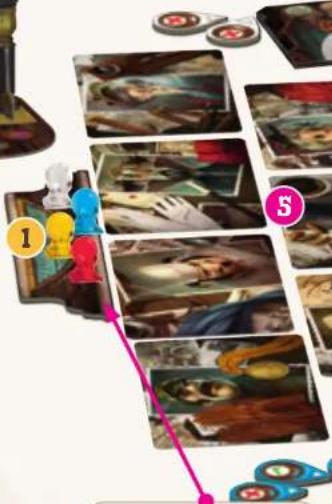 Asmodee Mysterium - Spielmaterial der Spiritisten - 19