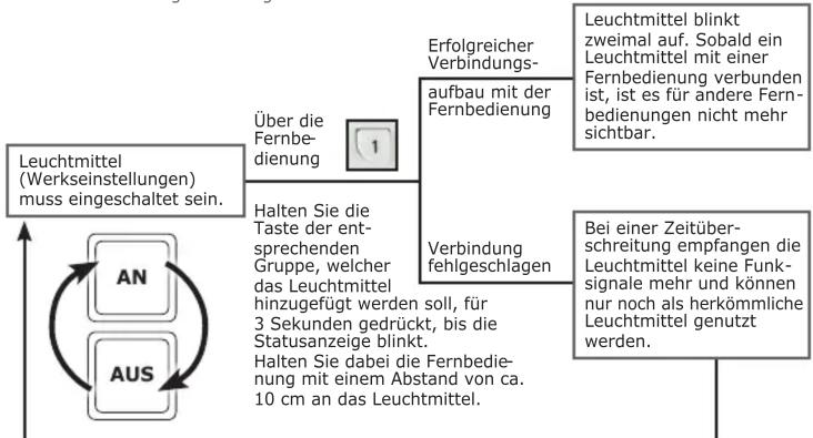 Schwaiger ZHF02 - Verbindung mit Leuchtmitteln herstellen - 1