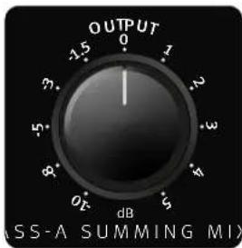 OUTPUT 0 1 1.5 2 3 4 3.5 5 6 7 8 9 dB SS-A SUMMING MIX