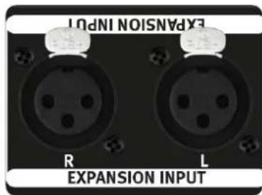 EXPANSION INPUT R L EXPANSION INPUT