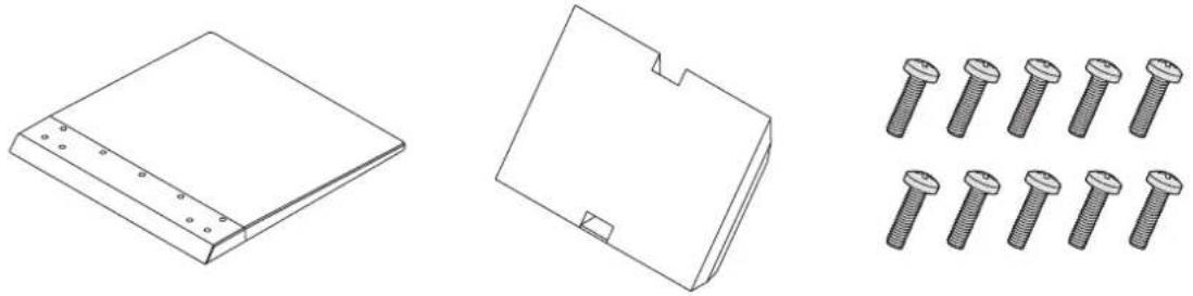 TCL 85C755 - スタンド用組み立て部品を確認する。(85 型) - 1