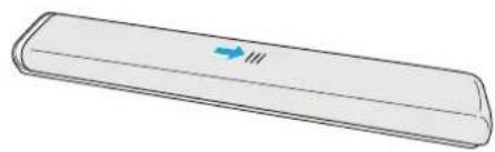 TCL 85C755 - 電池カバーを開けます。 - 1