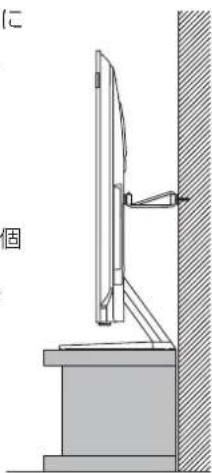 TCL 85C755 - 壁または柱などに固定するとき - 2