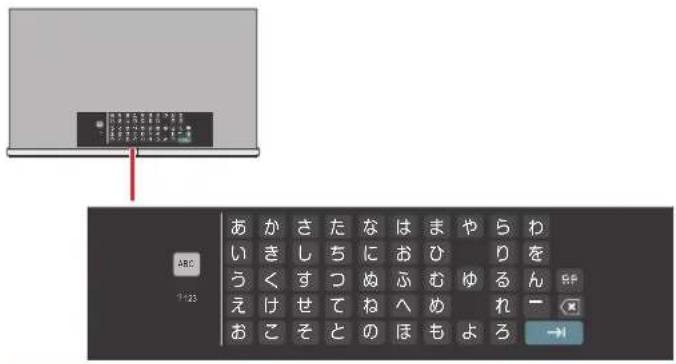 TCL 85C755 - スクリーンキーボードを使用する - 2