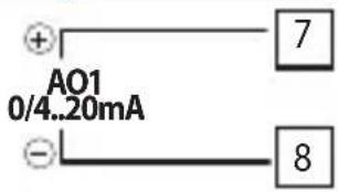 AO1 0/4..20mA 7 8