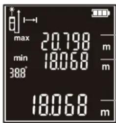 max 20.798 min 18.068 388° 18.068